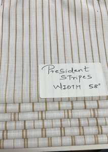 Tissu de chemise en polyester de marque Premium President |   Parfait pour la confection de vêtements décontractés et formels - Product Image 2