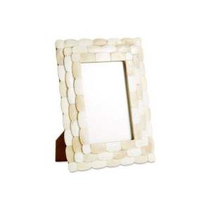 Handmade Eco-Friendly Resin Photo <b>Frame</b> <b>with</b> Bone Inlay Peacock Design Tabletop Vertical Home Decor - Product Image 5