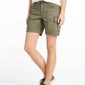 Pantalones Cortos Cargo de Mujer de Alta Calidad, Cintura Alta, 100% Algodón, Secado Rápido, Cómodos, Casuales, con Botones - Product Image 1