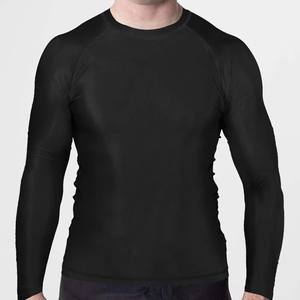 Sports Gym And Outdoor Training Breathable <b>Mens</b> Rash Guard <b>Compression</b> Sports Top With Stretch Fabric <b>For</b> Water - Product Image 2