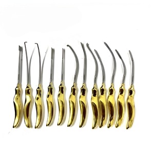 Premium-Qualität nach deutscher DIN EN ISO 13485 2016: Manuelles 10-teiliges Set für Plastische Chirurgie, Augenbrauenlifting und Facelifting-Instrumente, Kopfhaut-Elevatoren - Product Image 1