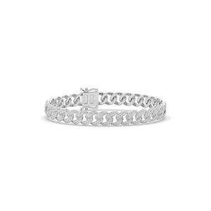 Pulsera Ligera de Diamantes Cultivados en Laboratorio de 5.00Ct, Diseño Único de Eslabones Cubanos, Corte Brillante Redondo, Joyería de Oro de 14KT y 10KT, Elegante Accesorio para la Muñeca - Product Image 6
