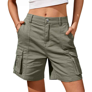 Shorts Cargo para Mujer de Diseño Moderno Premium, Transpirables, Impermeables, de Secado Rápido, con Logotipo Personalizado, Corte Holgado, Estilo de Moda para Toda Temporada - Product Image 3