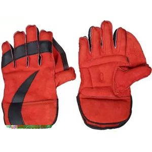 Guantes de críquet Diamond Rubber Matrix para guardameta, con protección de palma resistente a la abrasión y construcción de cuero completo. - Product Image 5