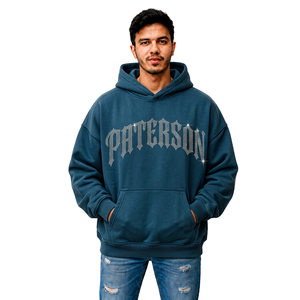 Sudadera con Capucha Personalizada para Hombre, Mezcla de Algodón, Estilo Urbano, Marca Privada, Fabricante de Ropa al por Mayor para Marcas de EE. UU., Reino Unido y Europa - Product Image 1