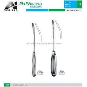 Retractor Quirúrgico Manual de Acero Inoxidable Gillies A-1 VERITAS de Alta Calidad, 21 cm, Instrumentos Reutilizables - Product Image 6