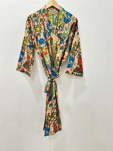 Robes Kimono 100% Coton, Magnifiques Robes Kimono en Coton, Livraison Express, Peignoir Kimono en Coton - Product Image 1