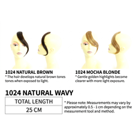 Extensions de cheveux ondulés naturels à clipser, fabriquées en Corée, pour femmes