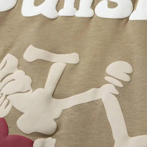 เสื้อยืดผ้าฝ้ายขนาดใหญ่สำหรับผู้ชายพิมพ์ลายการ์ตูนซันไชน์แขนสั้น O คอเสื้อยืดลำลองทรงหลวมระบายอากาศได้ดีน้ำหนักเบา - Product Image 3