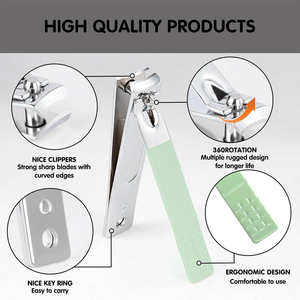 Set de Manicura y Pedicura de Acero Inoxidable, Cortaúñas y Alicates Profesionales, Estuche de Viaje Resistente, ZARNAB SURGICAL ZS-MPS-040 - Product Image 4