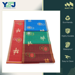 Fabricant en gros vendant des tapis d'extérieur de qualité supérieure résistants à la corrosion, 100% polypropylène, tapis jacquard en plastique de Thaïlande - Product Image 5
