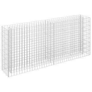 Gavión de acero galvanizado Cama elevada 70,9 \ "x11.8 \" x35.4 \ "Macetas y jardineras - Product Image 2