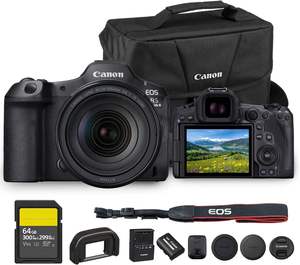 Appareil photo hybride Canon EOS R5 Mark II NEUF avec objectif RF 24-105 mm F/4 L IS USM Plein format Vidéo 8K RAW/4K 120p - Product Image 4