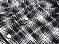 Veste en jean à carreaux pour homme, coupe-vent, en coton, décontractée, col montant, boutonnée, coupe classique, style hiver, doublure en coton