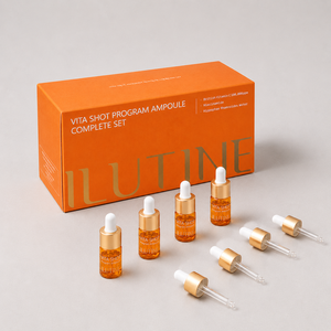Sérum Liquide Éclaircissant ILUTINE Alpha Arbutine Glycérine Soin de la Peau Ampoule Stabilisée Vitamine C Anti-Âge Anti-Rides Blanchissant - Product Image 1