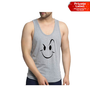 Custom Logo Mens <b>Oversized</b> Tank <b>Top</b> Drop Armhole Workout Shirt Custom Printed Mens Tank <b>Top</b> Casual Cotton Fitness <b>Vest</b> Bulk - Product Image 1