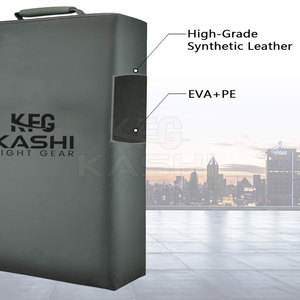 Reliable Athletic <b>Practice</b> <b>Pad</b> Kick Shield with Leather Shock Absorbing Material for Long Term Training Skill Building - Product Image 6
