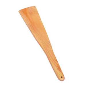 Espátula de madera de neem natural EcoCraft – Espátula de cocina antiadherente hecha a mano con mango largo para cocinas modernas - Product Image 2