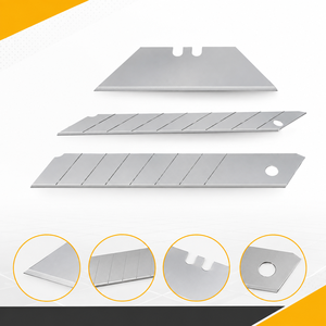 Lames de couteau utilitaire, lames de rechange, lames de coupe industrielles argentées, cartouches de lames - Product Image 2
