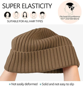 Bonnets en laine tricotés sur mesure de haute qualité, chauds pour l'hiver, pour hommes, femmes et unisexe. - Product Image 2