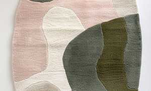 Alfombra de Lana/Algodón Hecha a Mano Personalizada, Moderna, para Uso Doméstico, con Diseño Floral de Pelo Alto, Lavable, con Forma y Logotipo Adorables, de Proveedor de la India - Product Image 6