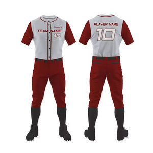 Uniformes de baseball au design élégant et tendance, disponibles en différentes couleurs, possibilité de créer votre propre uniforme de baseball avec votre propre marque. - Product Image 1