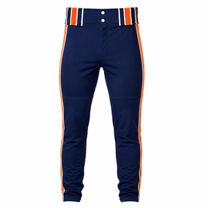 Custom Sublimation Printed Baseball <b>Pant</b> Unisex Athletic Uniform Breathable Moisture-Wicking <b>Padded</b> Knee ODM Factory Supplier - Product Image 2