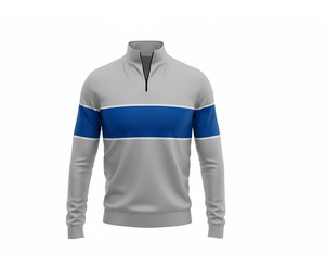 Active Fit Sublimation Quarter Zip Jacket Manufacturer <b>Men</b> Women Youth Sportswear Quick Dry Team <b>Pullover</b> - Product Image 6