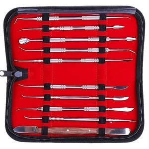 Manual Dental Wax <b>Knives</b> <b>Carving</b> Tool Kit <b>Carving</b> Plaster Wax <b>Knife</b> Spatula Practical Stainless Steel Versatile Instrument - Product Image 6