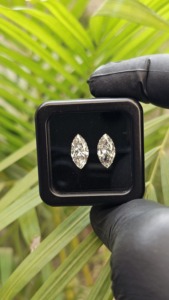 Diamant de laboratoire cultivé, taille marquise, 0,23-0,30 ct, D-E-F VS-VVS - Product Image 3