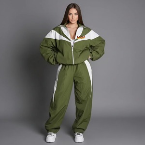 Conjunto de Sudadera y Pantalones Deportivos con Estampado Puff, Logotipo Personalizado, Corte Acampanado, de Algodón, para Hombre, Talla Grande - Product Image 1