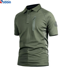 Custom Logo Embroidered <b>Men's</b> for T-<b>Shirt</b> <b>Safari</b> Short Sleeve Pockets Tactical Viscose/Cotton 220g for Hunting Camping Turn - Product Image 3