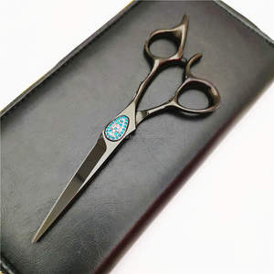 Venta caliente tijeras de mano izquierda tijera precisión japonés profesional 440C acero doble peluquero recorte para tijeras de pelo - Product Image 2