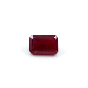 Rubis naturel de Bangkok octogonal 13,49 carats, pierre précieuse de rubis naturel taillée en facettes pour la fabrication de bijoux, prête à l'emploi - Product Image 1