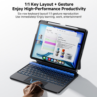 Nouvel étui clavier Magic pour iPad 10,9 pouces, sans fil, USB-C, taille standard, rétroéclairage LED, pavé tactile, connexion directe, étui séparé