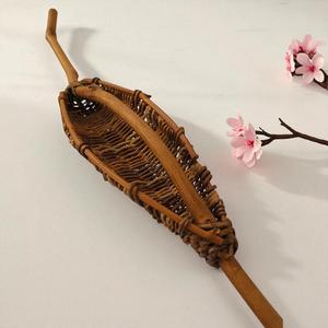 Cesta de flores de ratán japonés tejida a mano, cesta de ikebana, florero Hanaire, cesta de bambú para flores, florero de ratán tejido, soporte natural para flores - Product Image 1