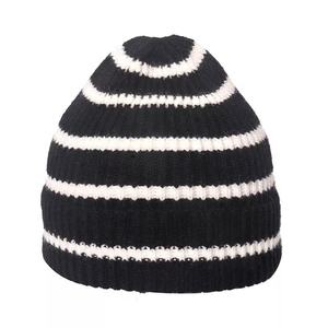 Nuevo Gorro de Punto Fino a Rayas para Otoño e Invierno, Gorro Cálido de Franela, Gorro Unisex Multifuncional - Product Image 3