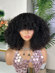 Perruques en cheveux humains Frange Pissy, qualité SDD, sans colle, haute qualité et prix d'usine, nombreuses couleurs disponibles - Product Image 6