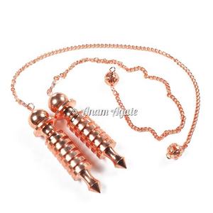 4 péndulo de latón Isis para radiestesia y curación energética Reiki péndulo de radiestesia 4 diseño Isis latón metálico para practicantes de Reiki - Product Image 2