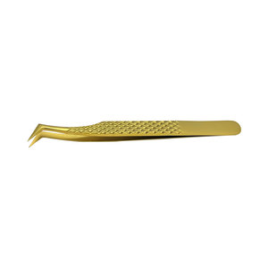 Pinzas Doradas para Extensión de Pestañas, Herramientas de Precisión para Aislamiento de Pestañas de Volumen, para Artistas Profesionales y Uso en Salones de Belleza - Product Image 4