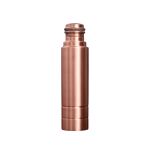 100% Pure Copper Water <b>Bottle</b> 1000ml Leak-Proof Jointless Ayurvedic Detox <b>Bottle</b> Matte Finish Stylish Metal <b>Flask</b> For Yoga Gym - Product Image 1