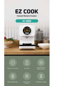 หม้อหุงราเมน EZ COOK IH5600 หุงบะหมี่ได้ใน 4 นาที หม้อหุงอเนกประสงค์ สั่งทำอาหารได้ด้วยปุ่มเดียว วัสดุเกรดอาหาร ประหยัดเวลา ขนาดกะทัดรัด ใช้งานง่าย ทำอาหารได้หลากหลาย - Product Image 4