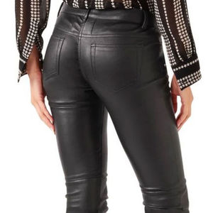 Pantalon en cuir neuf pour femmes, haute qualité, sur mesure, pantalon en cuir véritable pour femmes, pantalon tendance pour femmes - Product Image 5