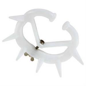 Premium White Plastic Calf Weaner Nose <b>Ring</b> with Spikes - <b>Stress</b> Free Anti Suckling Weaning Tool for Cattle & Dairy Calves - Product Image 5
