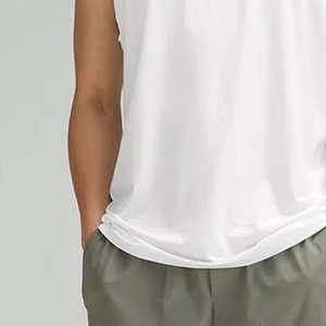 Camiseta sin Mangas para Hombre, Tejida y Transpirable, Estilo Urbano, Ecológica, 100% Poliéster, Logotipo Personalizado, Venta al Por Mayor, Mejor Calidad - Product Image 5