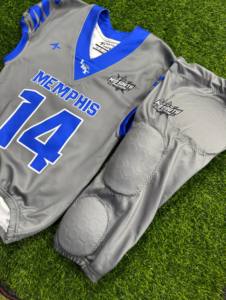 Conjunto de Uniforme de Fútbol Sublimado Personalizado Reapers, Camiseta sin Mangas con Cuello en V para Hombre, Uniforme Transpirable 100% Poliéster - Product Image 4