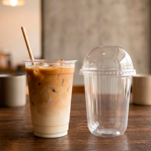 Wholesale 12oz 16oz Disposable Single Wall <b>Plastic</b> <b>Cups</b> with Lids 95mm Diameter for Iced Coffee Tea & Juice Beverages - Product Image 6