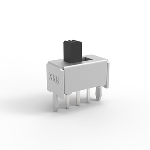สวิตช์สไลด์ XKB Connection รุ่น SS-12D06G5 แบบมุมฉาก SPDT 3A 125V ขนาด 12.95x6.6 มม. สีดำ พร้อมตัวกระตุ้น ได้รับมาตรฐาน ROHS - Product Image 1