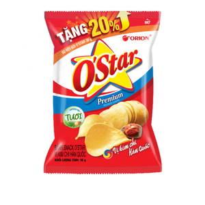 Papas Fritas O'Star Sabor Kimchi Coreano 60g - Product Image 3