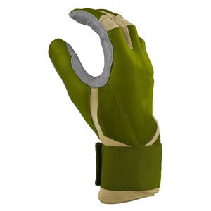 Gants de frappe de baseball en cuir véritable de qualité supérieure, très demandés, antidérapants, légers, pour jeunes et adultes, avec paume en liège - Product Image 4
